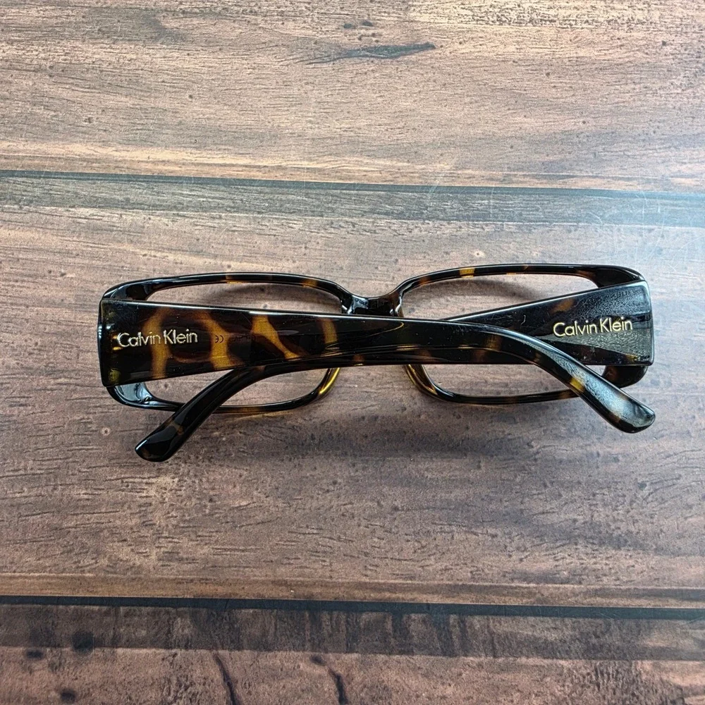 Calvin Klein R579S 206 Tortoise Shell Rectangle Eyeglasses Frames‎ 135mm